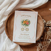 Invitation Petit Baby shower Citrouille de poussette