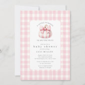Invitation Petit Baby shower Citrouille doux (Devant)