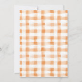 Invitation Petit Baby shower Citrouille doux (Dos)