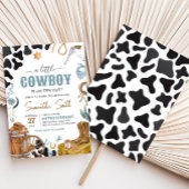 Invitation Petit Baby shower Cowboy