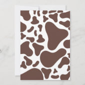 Invitation Petit Baby shower Cowgirl (Dos)