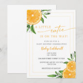 INVITATION PETIT BABY SHOWER CUTIE (Devant / Derrière)