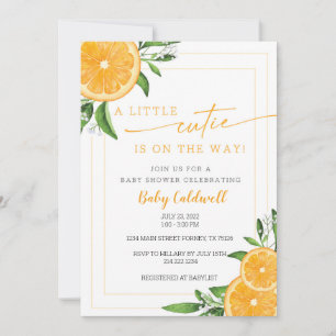 INVITATION PETIT BABY SHOWER CUTIE