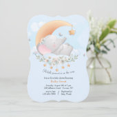 Invitation Petit Baby shower d'arachide (Debout devant)
