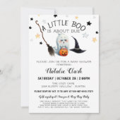 Invitation Petit Baby shower de Boo Citrouille Ghost Hallowee (Devant)