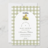 Invitation Petit Baby shower de canard (Devant)