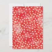 Invitation Petit Baby shower de champignons (Dos)