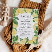 Invitation Petit Baby shower de citron doux