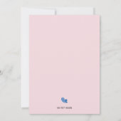 Invitation Petit baby shower de coccinelle doux (Dos)