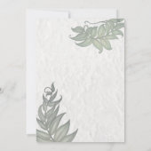 Invitation Petit Baby shower de corail Citrouille (Dos)