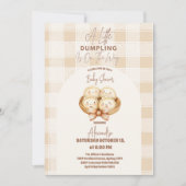 Invitation Petit Baby shower de dumping (Devant)