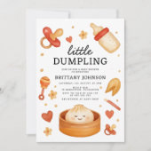 Invitation Petit Baby shower de dumping (Devant)