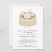 Invitation Petit Baby shower de dumping par courrier (Devant)