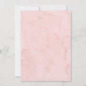 Invitation Petit Baby shower de Dumpling rose doux (Dos)