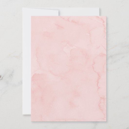 Invitation Petit Baby shower de Dumpling rose doux (Dos)