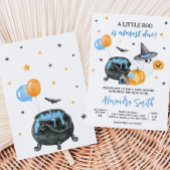 Invitation Petit Baby shower de fantôme Boo