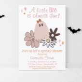 Invitation Petit Baby shower de fille Boo