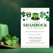 Invitation Petit Baby shower de la Saint Patrick Shamrock