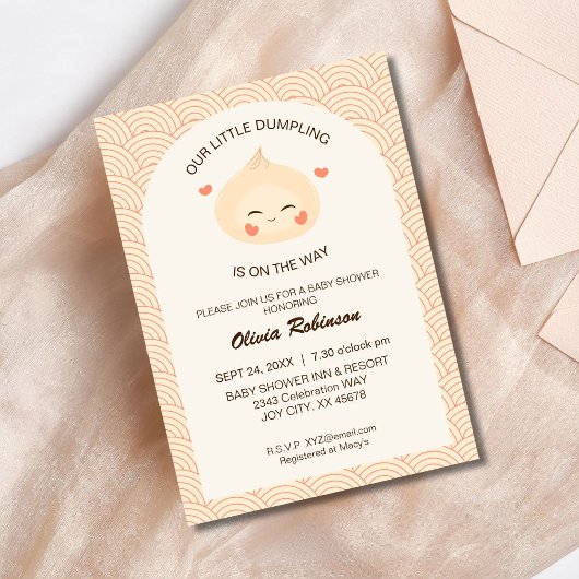 Invitation Petit Baby shower de la somme de la valeur de base