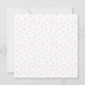Invitation Petit Baby shower de lapin doux (Dos)