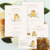 Invitation Petit Baby shower de miel doux