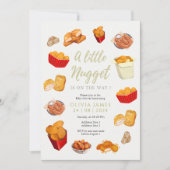 Invitation Petit baby shower de nugget (Devant)