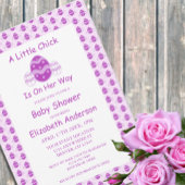 Invitation Petit Baby shower de Pâques