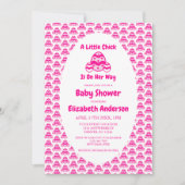 Invitation Petit Baby shower de Pâques (Devant)