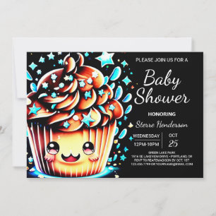 Invitation Petit Baby shower de petit Muffin numérique