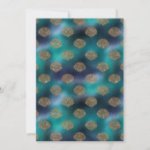 Invitation Petit Baby shower de sirène (Dos)