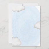 Invitation Petit Baby shower d'éléphant rose arachide par cou (Dos)