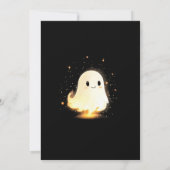 Invitation Petit Baby shower d'Halloween de fantôme de Boo (Dos)