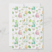 Invitation Petit Baby shower Dinosaur (Dos)