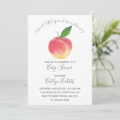 Invitation Petit Baby shower doux (Debout devant)