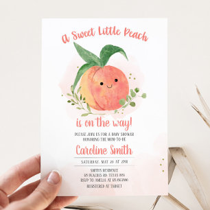 Invitation Petit Baby shower doux