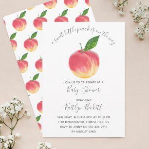 Invitation Petit Baby shower doux