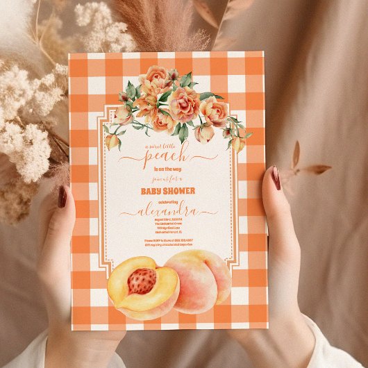 Invitation Petit Baby shower doux