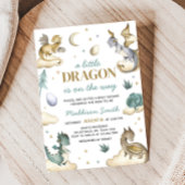Invitation Petit Baby shower Dragon