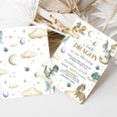 Invitation Petit Baby shower Dragon