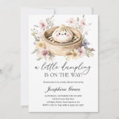 Invitation Petit Baby Shower Dumpling Dim Sum (Devant)