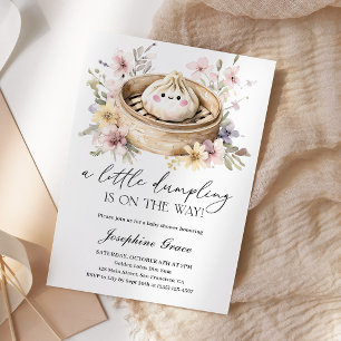 Invitation Petit Baby Shower Dumpling Dim Sum