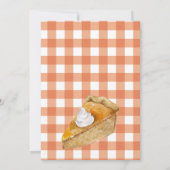 Invitation Petit Baby shower fille à pâté de pâté à pâté de p (Dos)