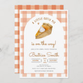 Invitation Petit Baby shower fille à pâté de pâté à pâté de p (Devant / Derrière)