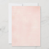 Invitation Petit Baby shower fille rose Cutie (Dos)