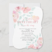 Invitation Petit Baby shower Floral Chéri (Devant)