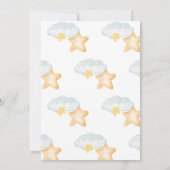 Invitation Petit Baby shower Garçon Lion Safari King (Dos)