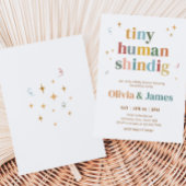 Invitation Petit Baby shower humain Shindig