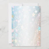 Invitation Petit Baby shower Lampe Doux Ballons Beau (Dos)