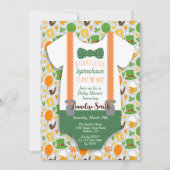 Invitation Petit Baby shower Leprechaun (Devant)