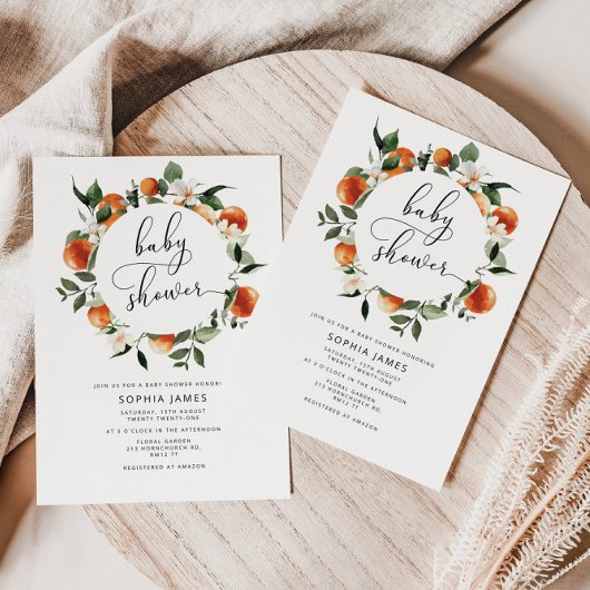 Invitation Petit baby shower mignon